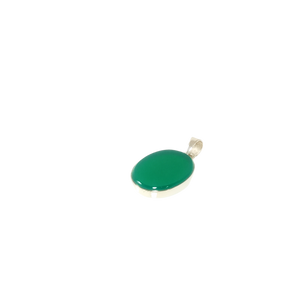 Onix Verde Colgante (Ovalado)