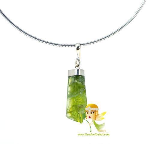 Colgante Plata Peridoto (Punta)