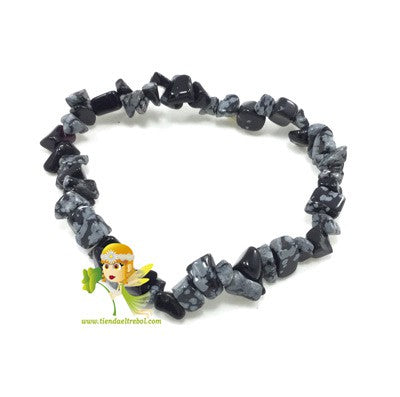 Pulsera Obsidiana Nevada Chip