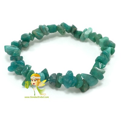 Pulsera Amazonita Rusa Chip