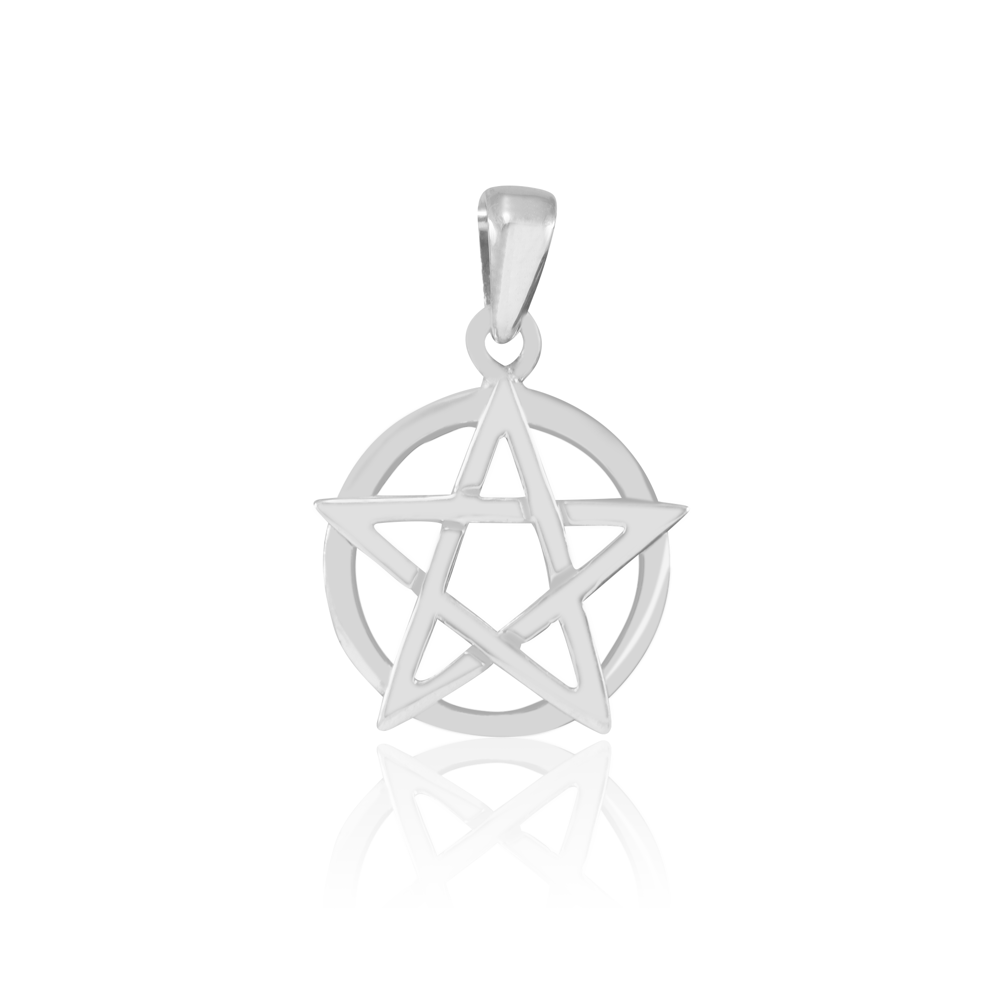 Pentáculo (Pentagrama) (02) - Colgante Plata 925