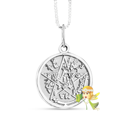 Tetragramatón Medalla - Colgante Plata 925